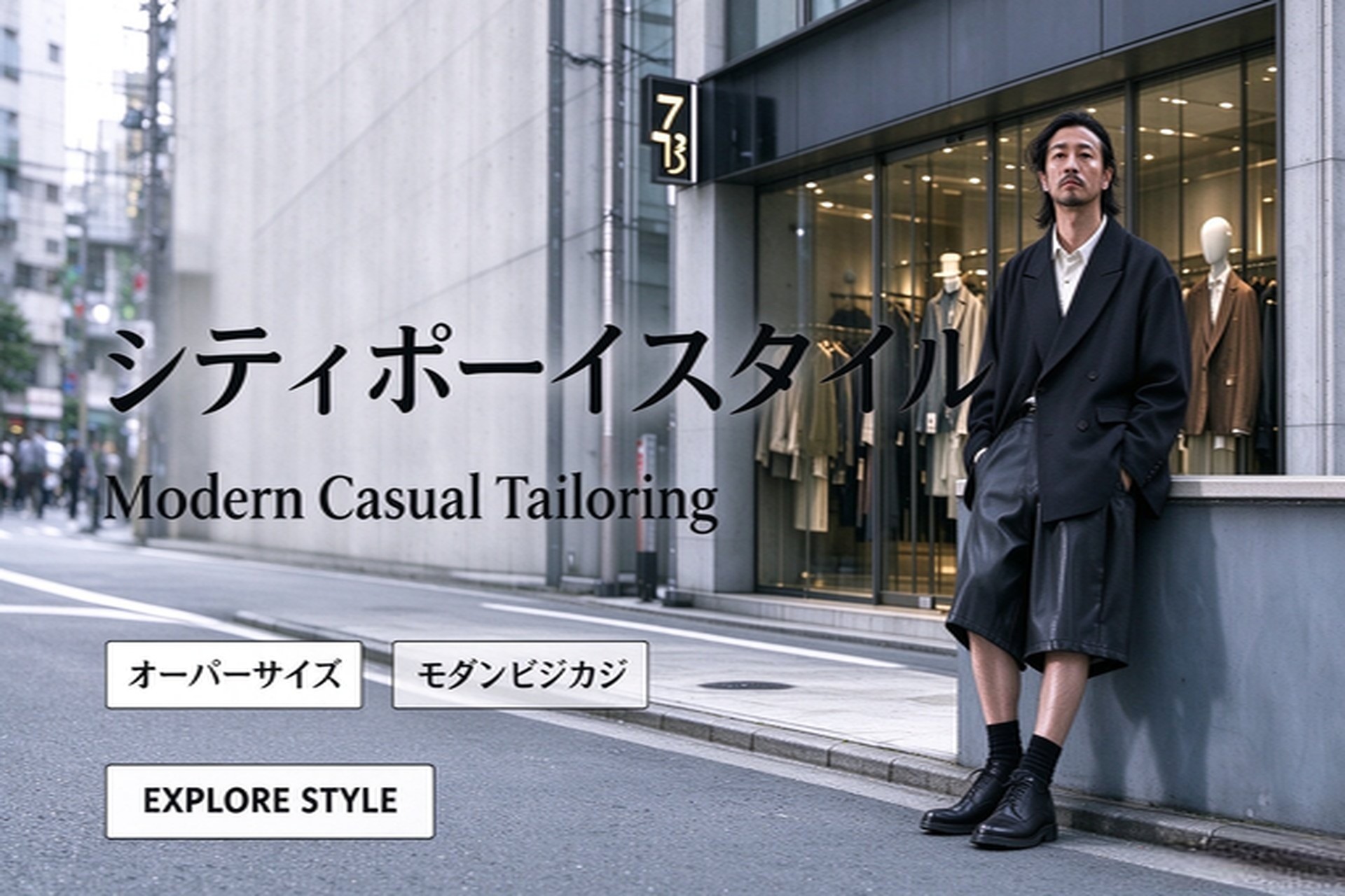 シティボーイスタイル メンズ