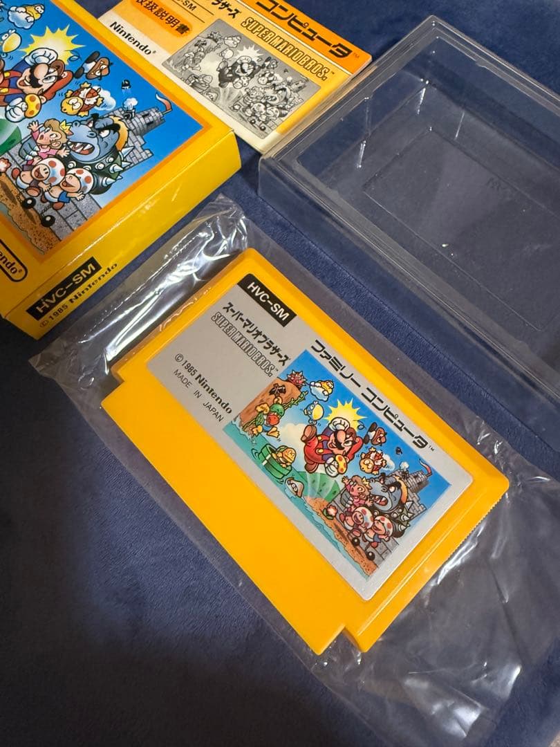【極美品 希少】 ファミコン スーパーマリオブラザーズ 説明書誤植版 5000点 画像3