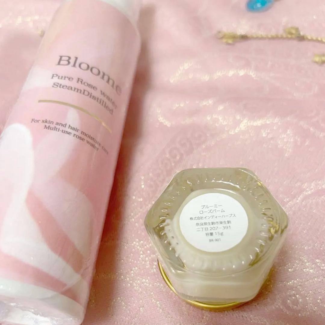 オーガニック素材使用 Pure Rose water & ROSE BALM 画像5