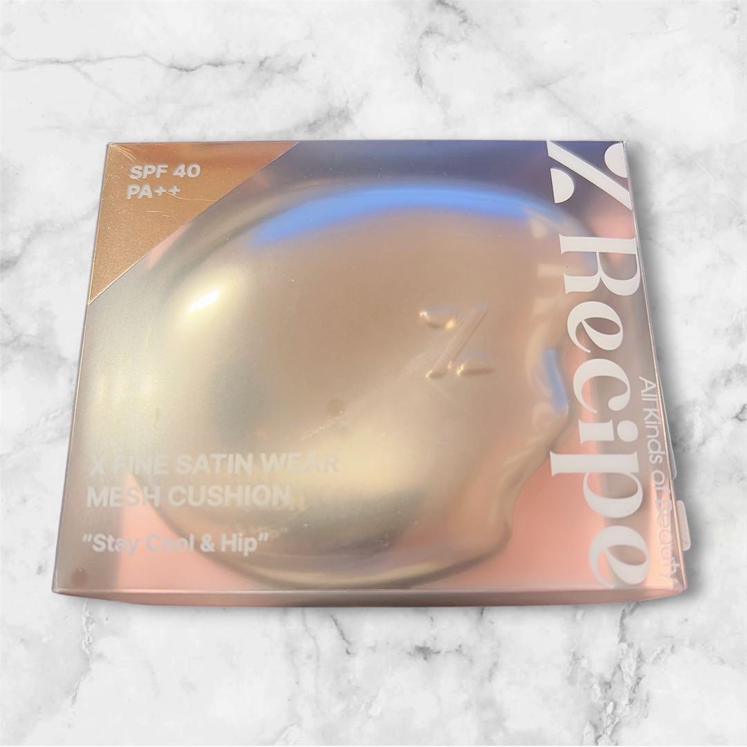 Z Recipe Xファイン サテンウェア メッシュクッション 17Cライトロゼ