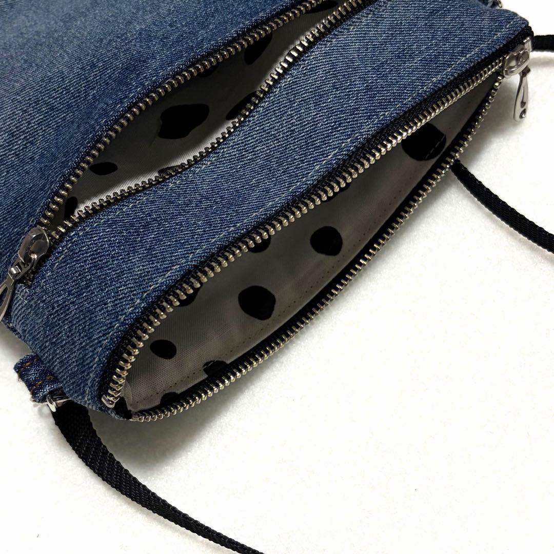 デニム スマホショルダー サコッシュ ショルダーバッグ デニムハンドメイド 画像3