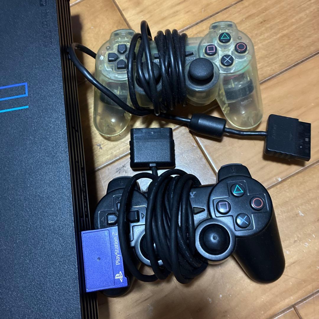 PlayStation 2 本体 コントローラー2個付き 画像2