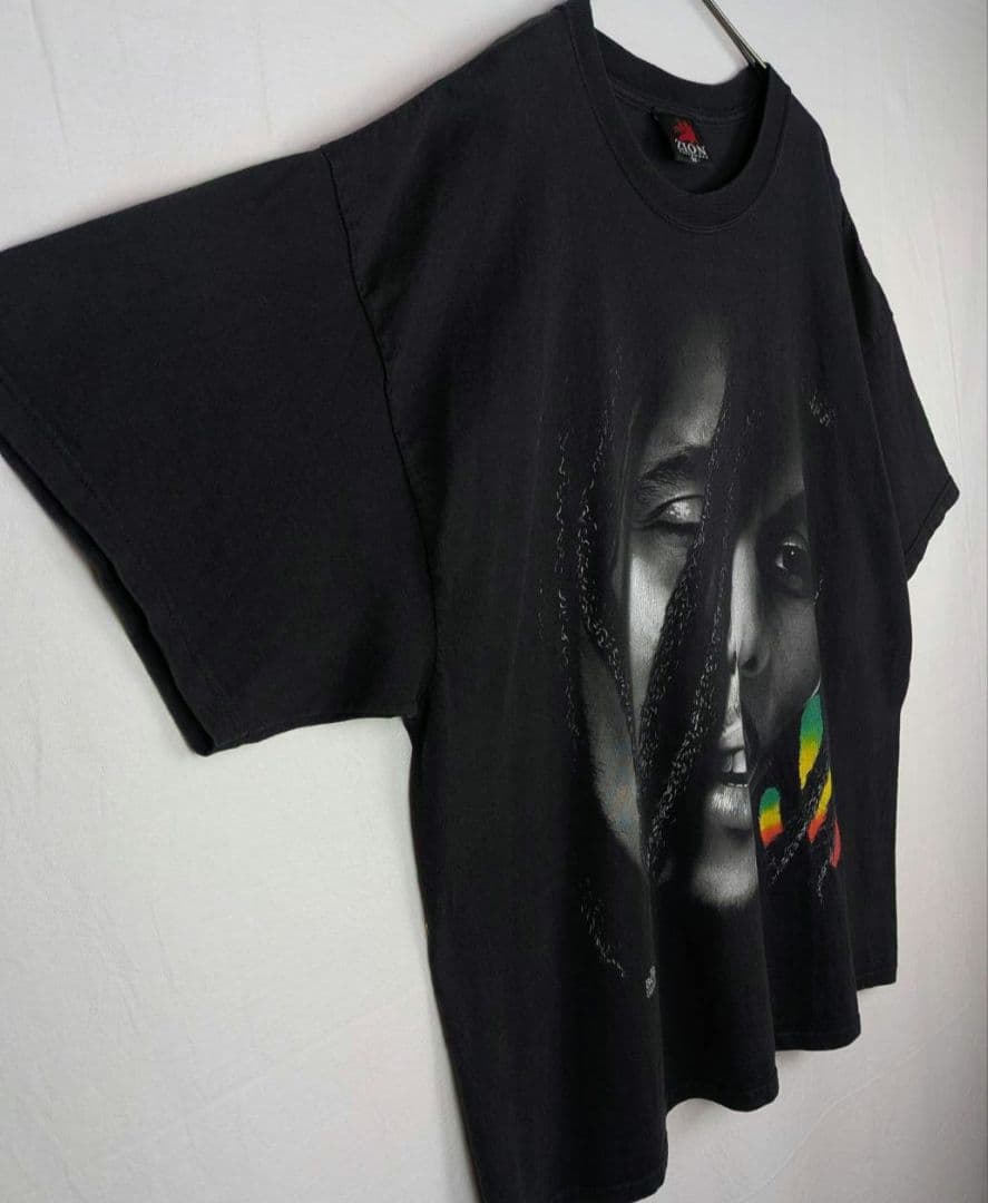 00s 公式 ZION ROOTSWEAR ボブマーリー バンドTシャツ 2XL 画像3