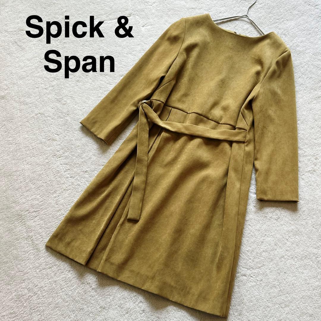スピックアンドスパン Spick & Span ワンピース フェイクスウェード