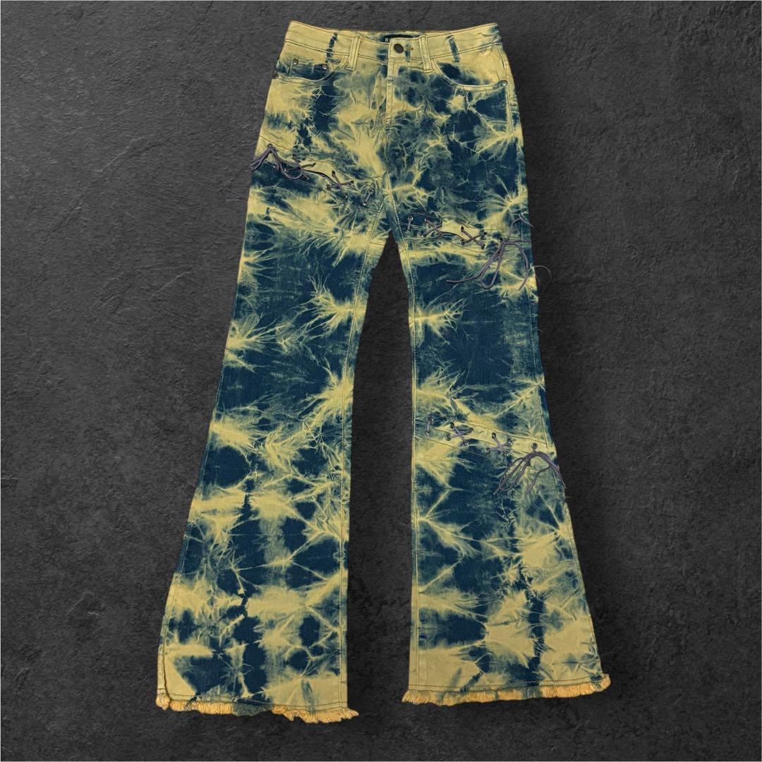 00s archive breach flare denim y2k