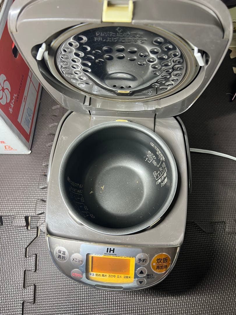 IH炊飯器 シルバー 予約機能付き