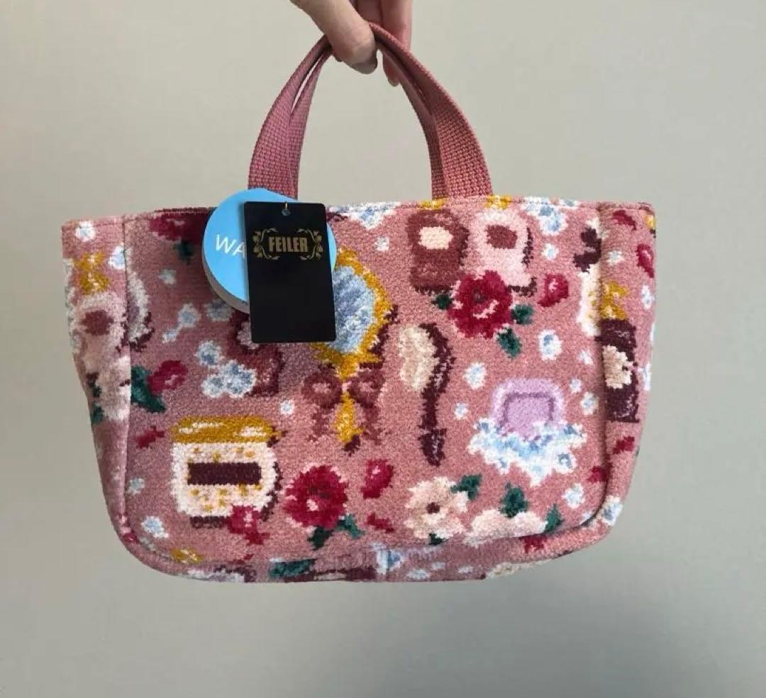 新品未使用フェイラー ピンク バッグインバッグ