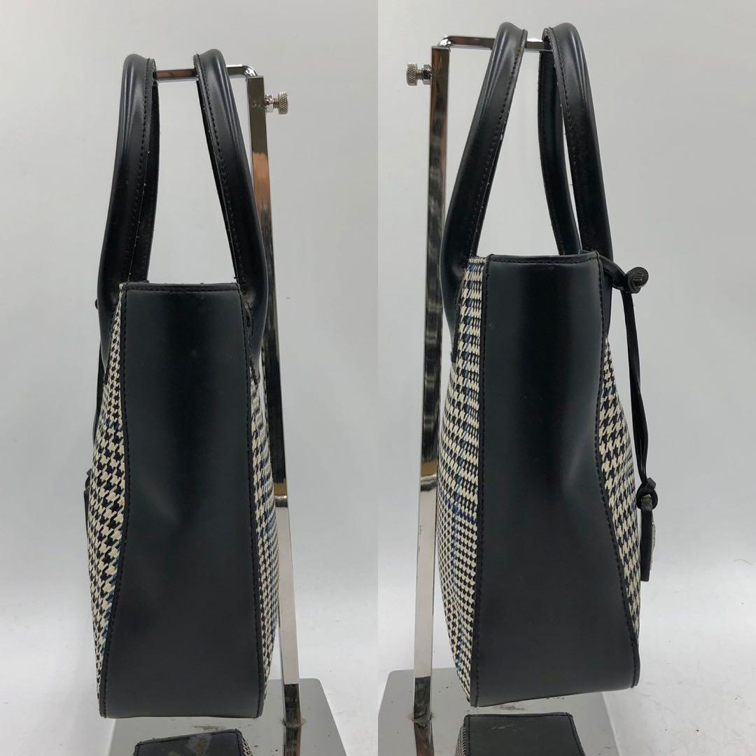 【美品】ローレンラルフローレン 千鳥格子 トートバッグ ハンドバッグ 画像5