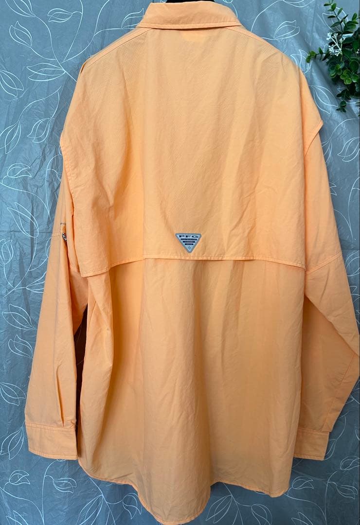 Columbia PFG オレンジ メンズ 長袖シャツ L 画像4