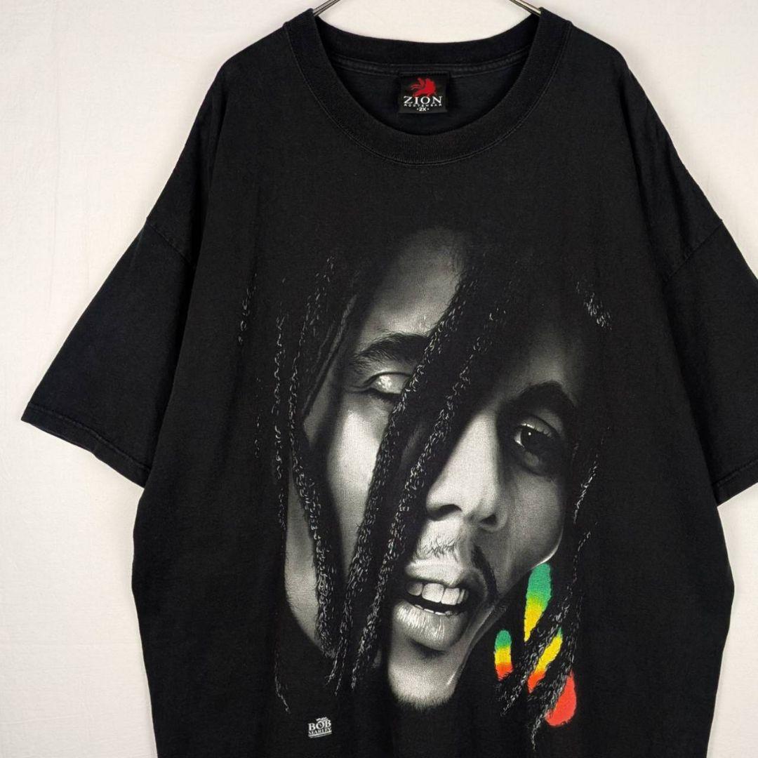00s 公式 ZION ROOTSWEAR ボブマーリー バンドTシャツ 2XL