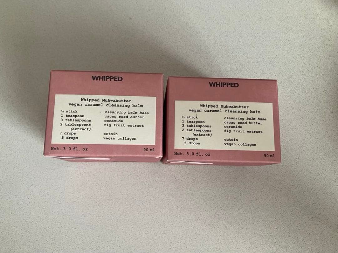 WHIPPED ムファバタービーガンキャラメルクレンジングバーム2個セット