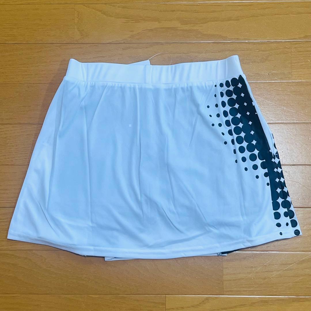 【新品】ダンロップ スコート М ホワイト レディース 白 テニスウエア 画像2